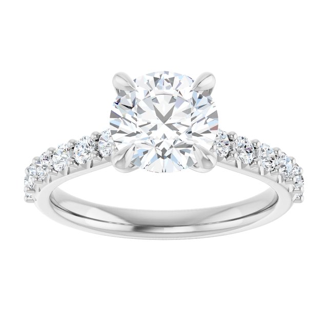 Accented Engagement Ring