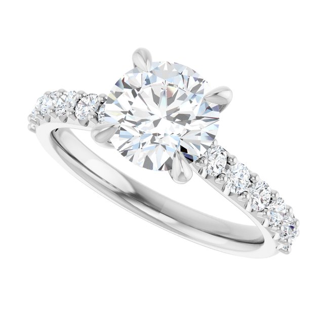 Accented Engagement Ring
