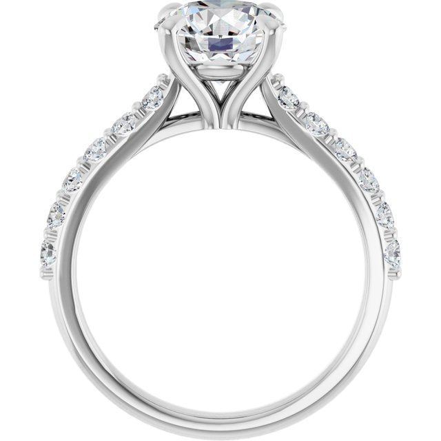Accented Engagement Ring