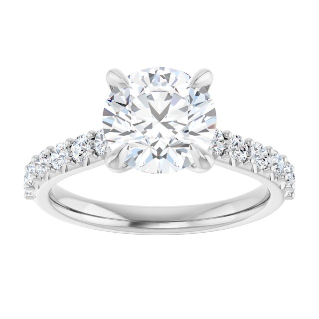 Accented Engagement Ring