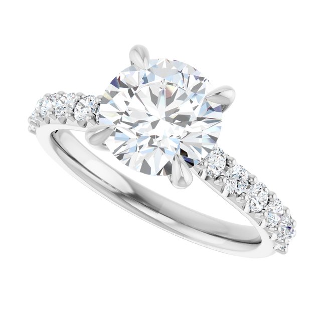 Accented Engagement Ring