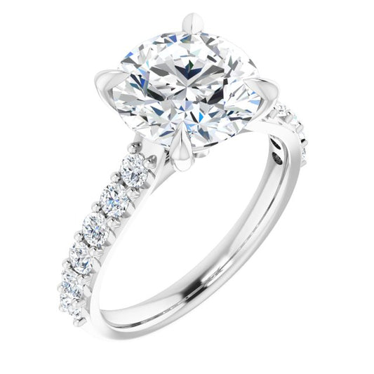 Accented Engagement Ring