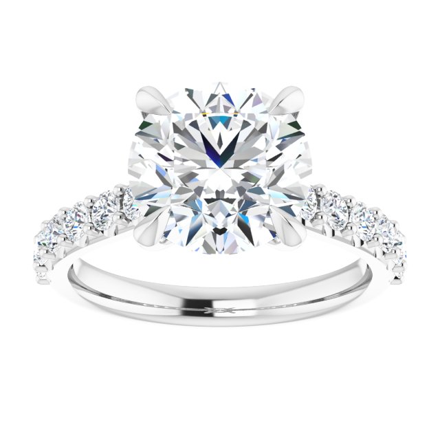 Accented Engagement Ring