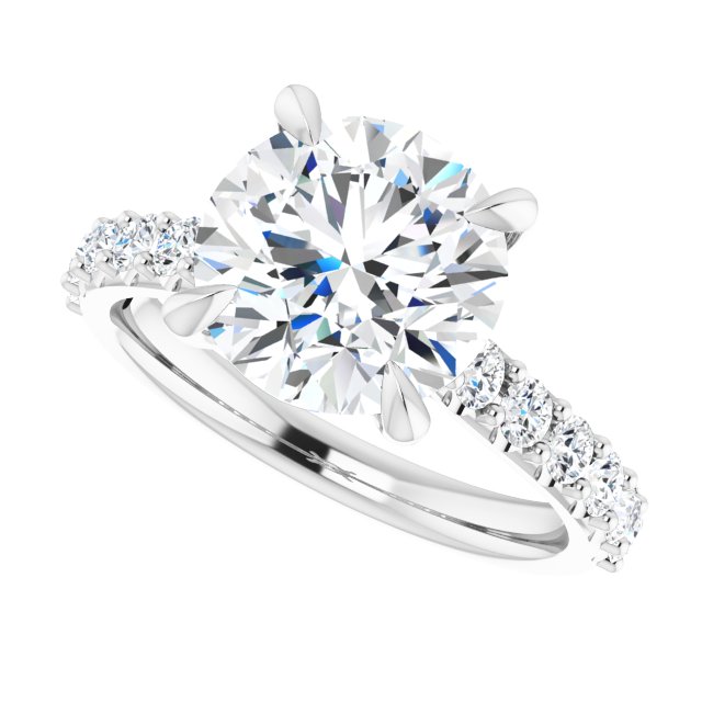 Accented Engagement Ring