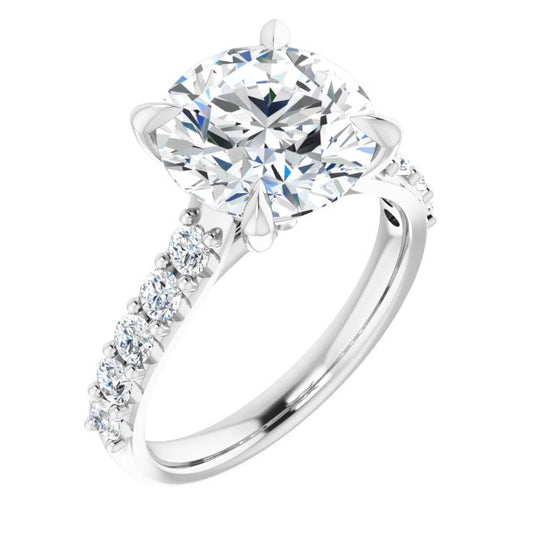 Accented Engagement Ring