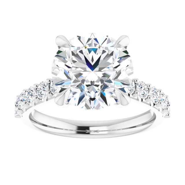 Accented Engagement Ring