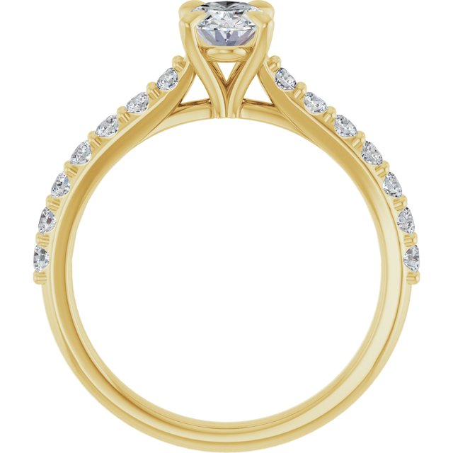Accented Engagement Ring