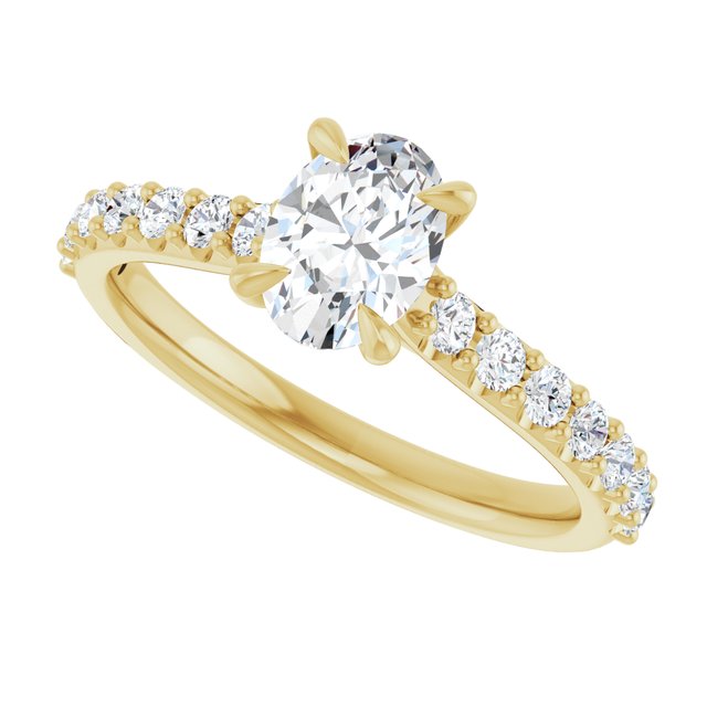 Accented Engagement Ring