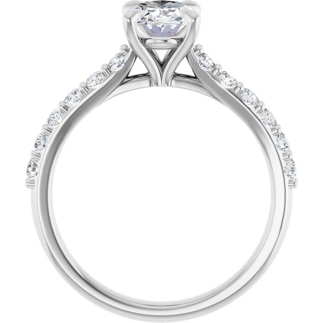 Accented Engagement Ring