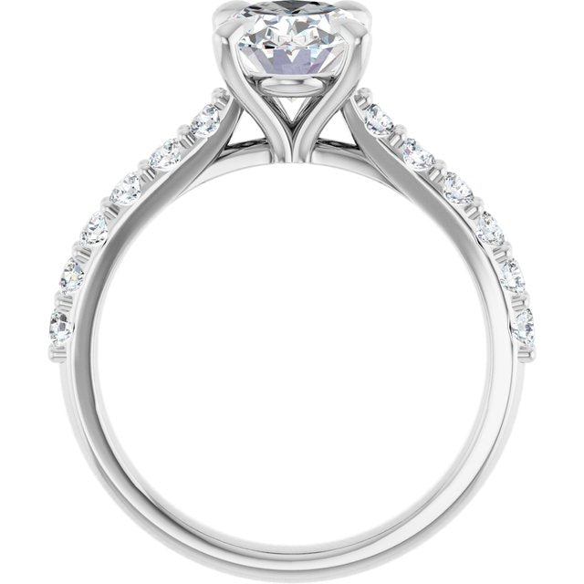 Accented Engagement Ring