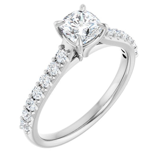 Accented Engagement Ring