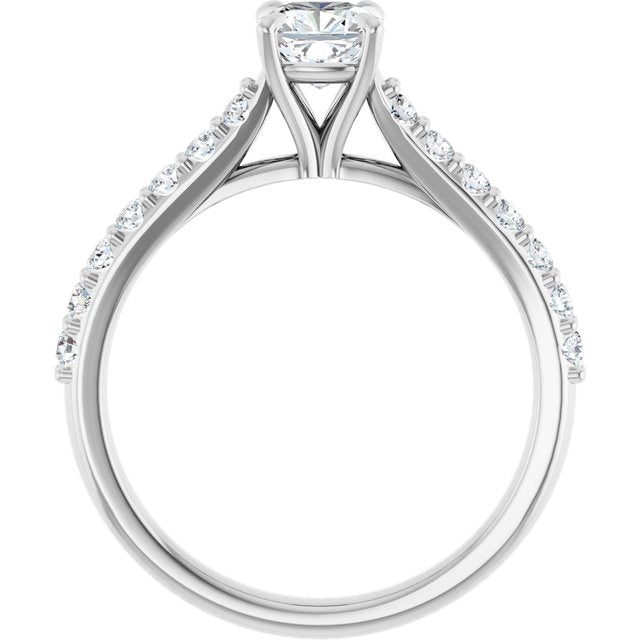 Accented Engagement Ring