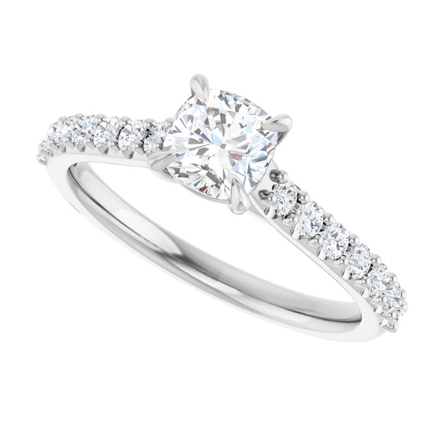 Accented Engagement Ring
