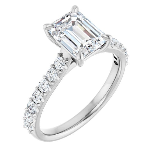 Accented Engagement Ring