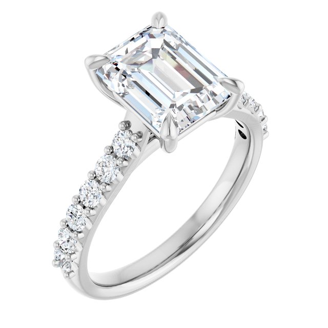 Accented Engagement Ring