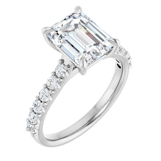 Accented Engagement Ring