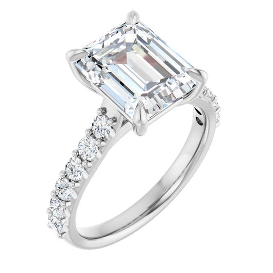 Accented Engagement Ring