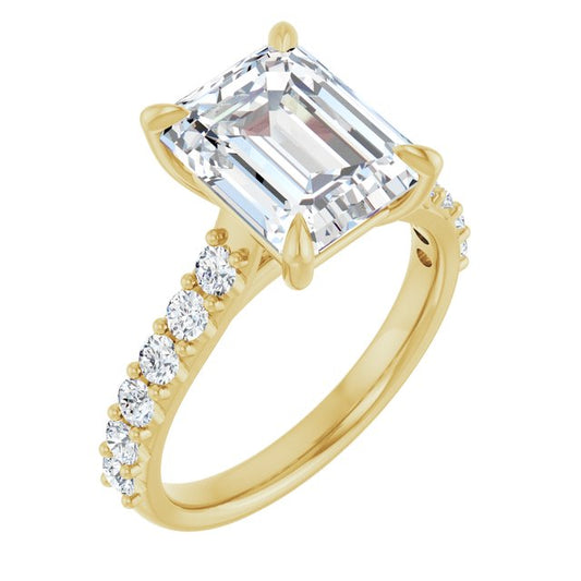 Accented Engagement Ring