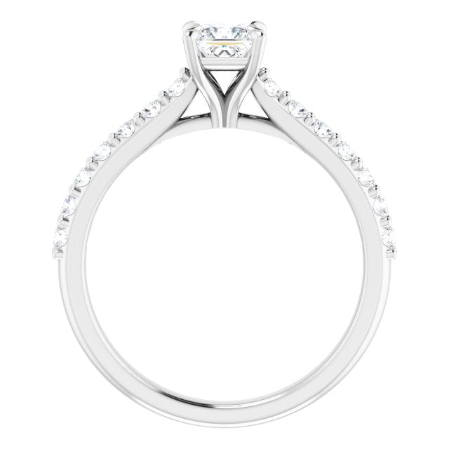 Accented Engagement Ring