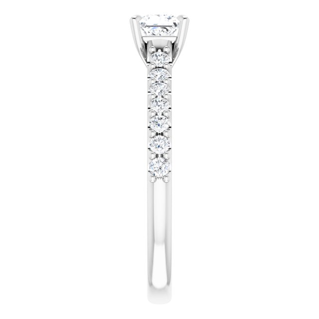 Accented Engagement Ring