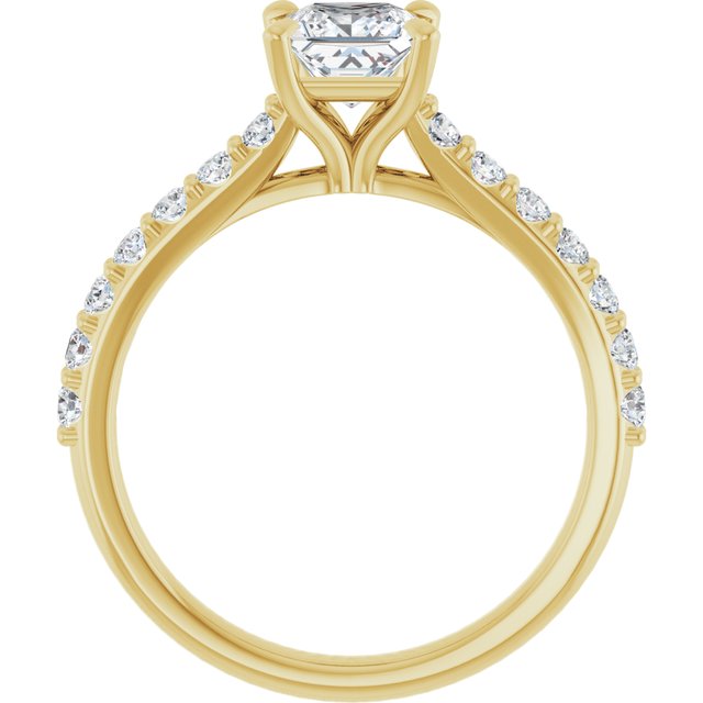 Accented Engagement Ring