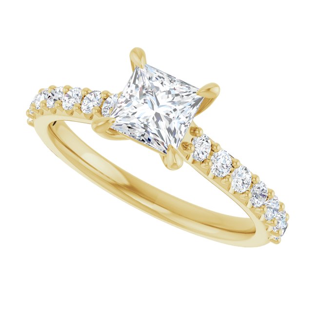 Accented Engagement Ring
