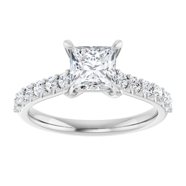 Accented Engagement Ring