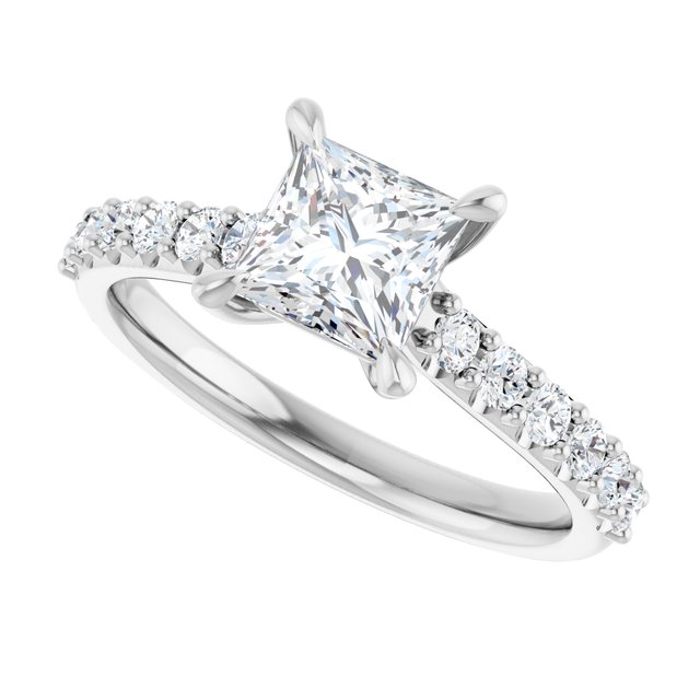 Accented Engagement Ring