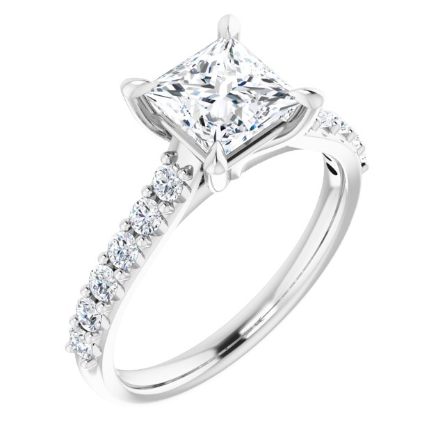 Accented Engagement Ring