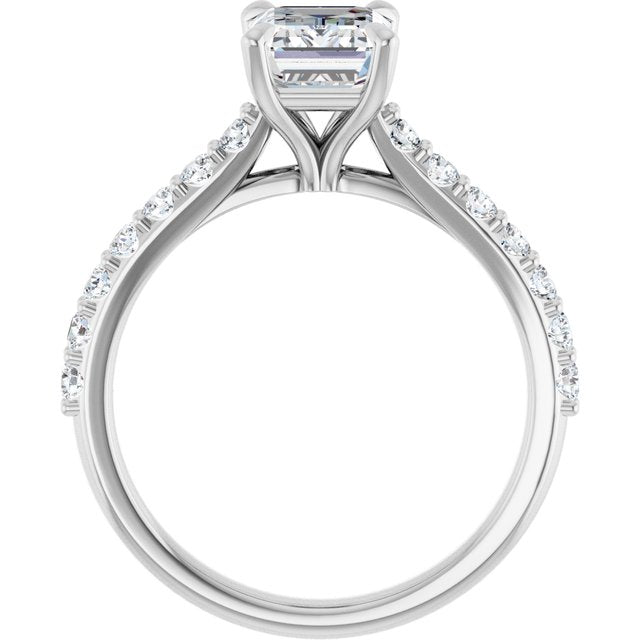 Accented Engagement Ring