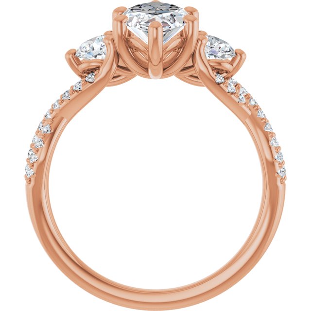 Accented Engagement Ring