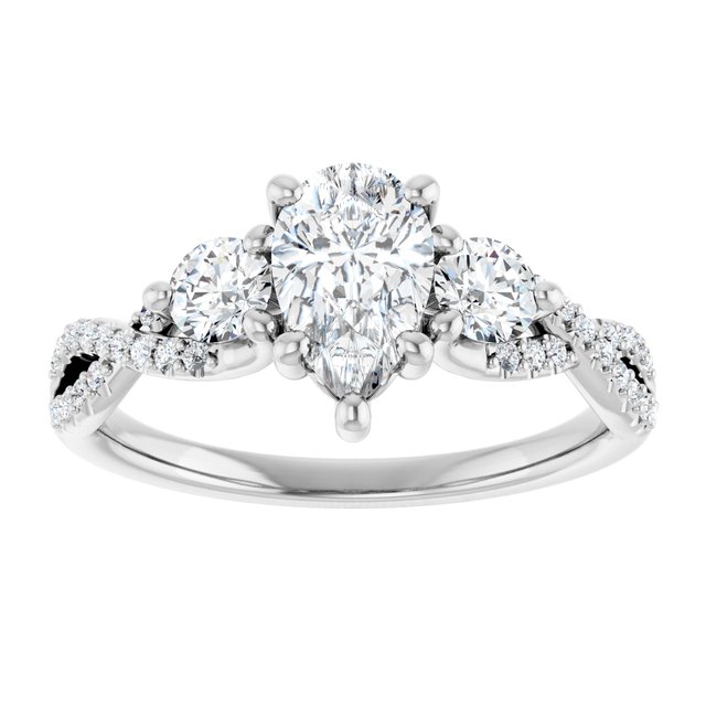 Accented Engagement Ring