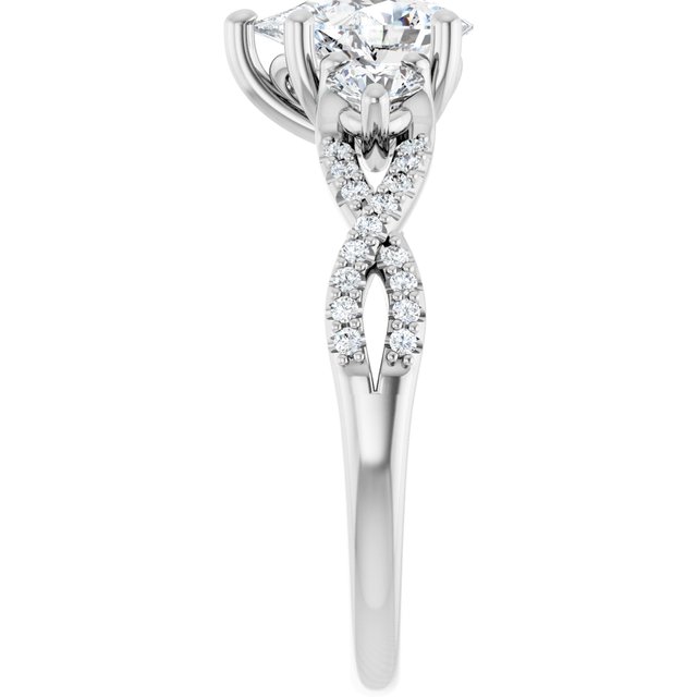 Accented Engagement Ring