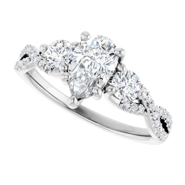 Accented Engagement Ring