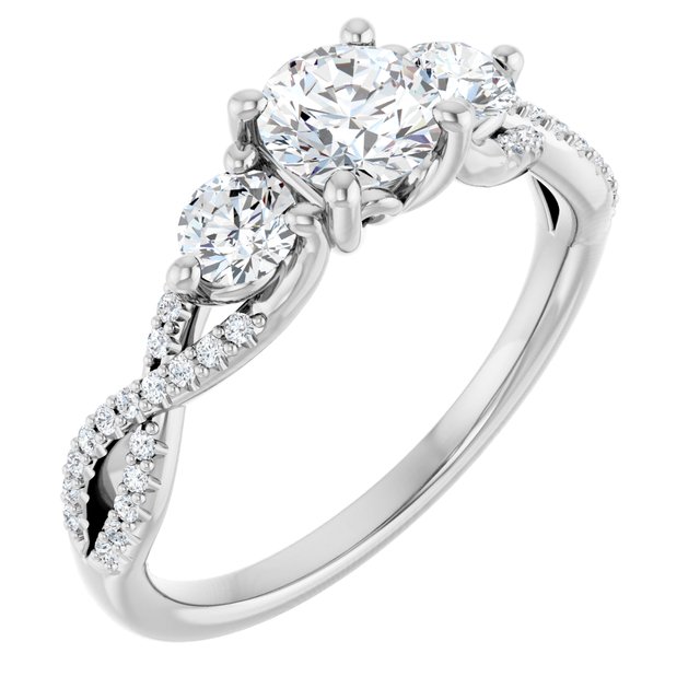 Accented Engagement Ring