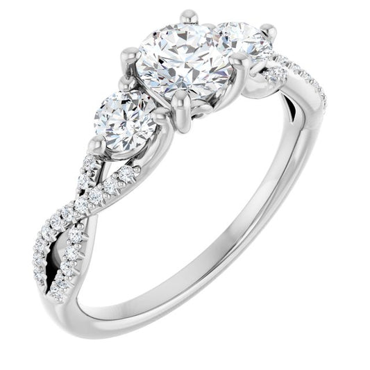 Accented Engagement Ring