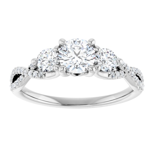Accented Engagement Ring