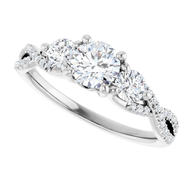 Accented Engagement Ring