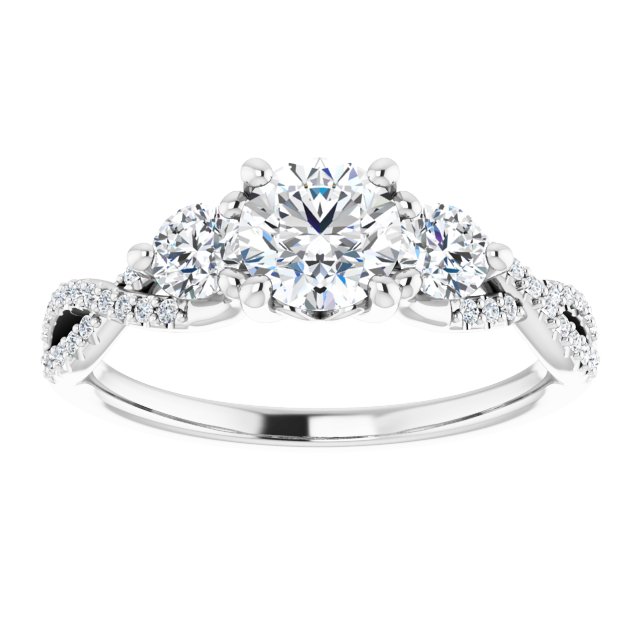 Accented Engagement Ring