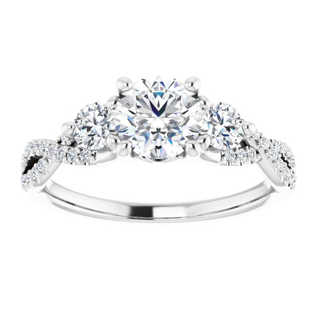 Accented Engagement Ring