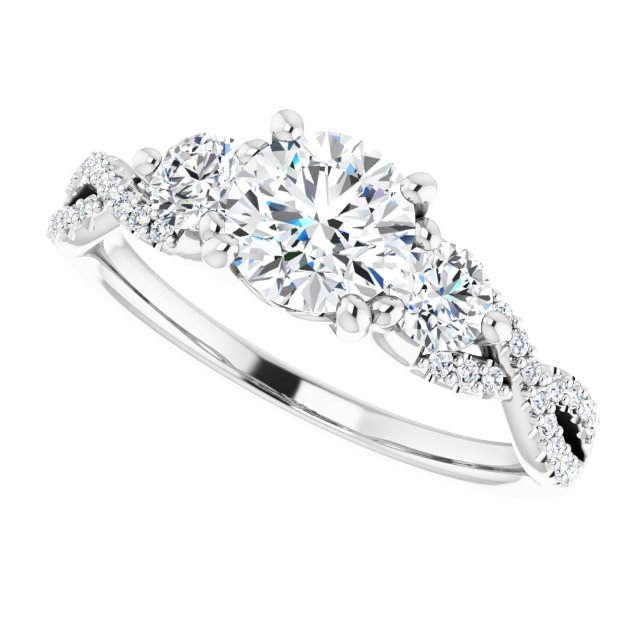 Accented Engagement Ring