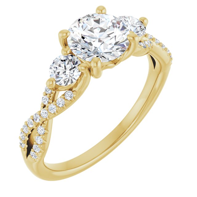 Accented Engagement Ring