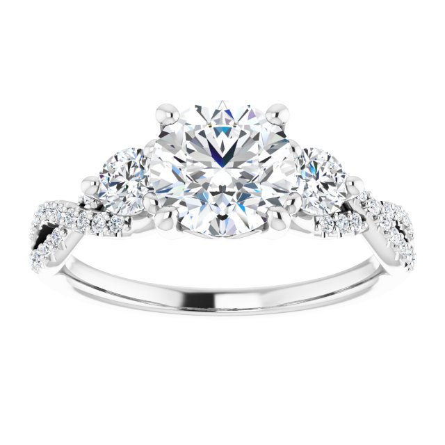 Accented Engagement Ring