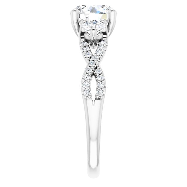 Accented Engagement Ring