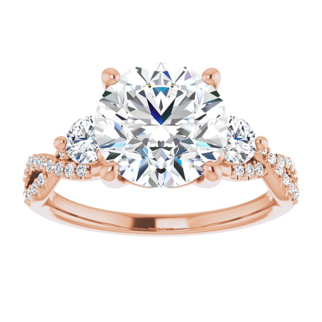Accented Engagement Ring