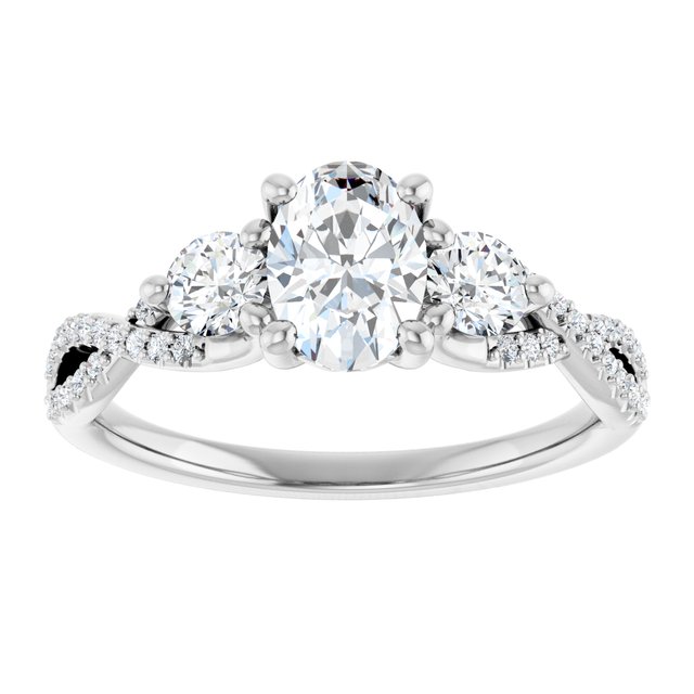 Accented Engagement Ring