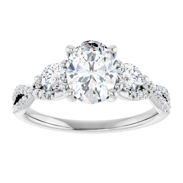 Accented Engagement Ring