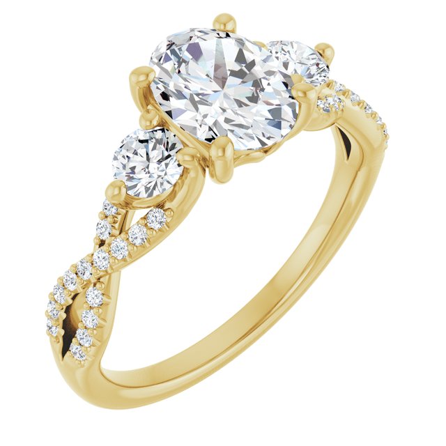 Accented Engagement Ring
