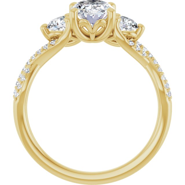 Accented Engagement Ring