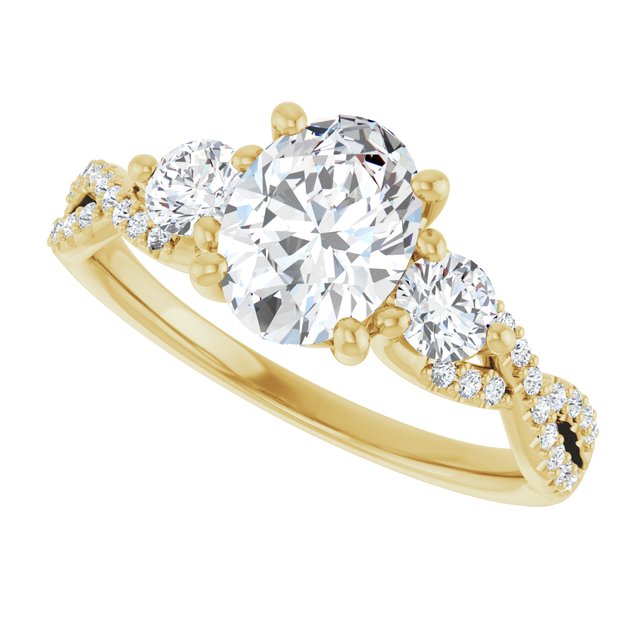 Accented Engagement Ring